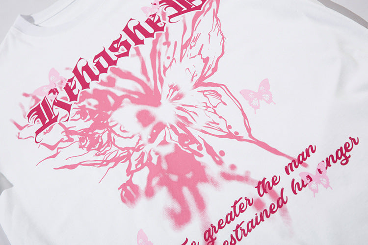 Fashion Personality Butterfly Printed Short Sleeve Boys - Bellarte Enchanté Fashion Personality Butterfly Printed Short Sleeve Boys